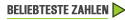 Beliebteste Zahlen